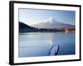 Lake Kawaguchi, Mount Fuji, Japan-Peter Adams-Framed Photographic Print