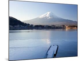 Lake Kawaguchi, Mount Fuji, Japan-Peter Adams-Mounted Photographic Print