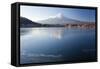 Lake Kawaguchi, Mount Fuji, Japan-Peter Adams-Framed Stretched Canvas