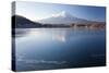 Lake Kawaguchi, Mount Fuji, Japan-Peter Adams-Stretched Canvas