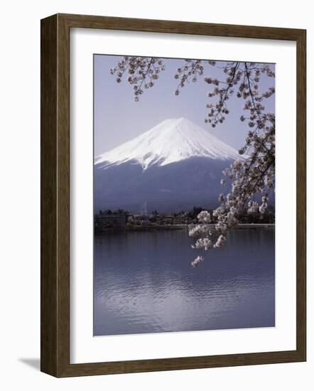 Lake Kawaguchi, Mount Fuji, Japan-null-Framed Photographic Print