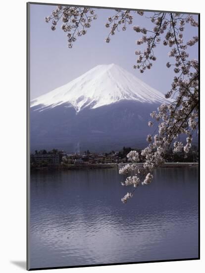 Lake Kawaguchi, Mount Fuji, Japan-null-Mounted Photographic Print