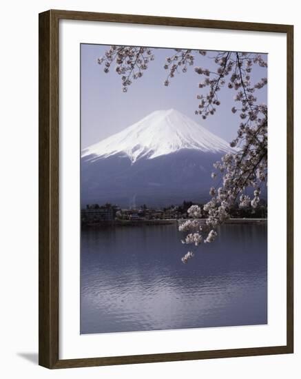 Lake Kawaguchi, Mount Fuji, Japan-null-Framed Photographic Print