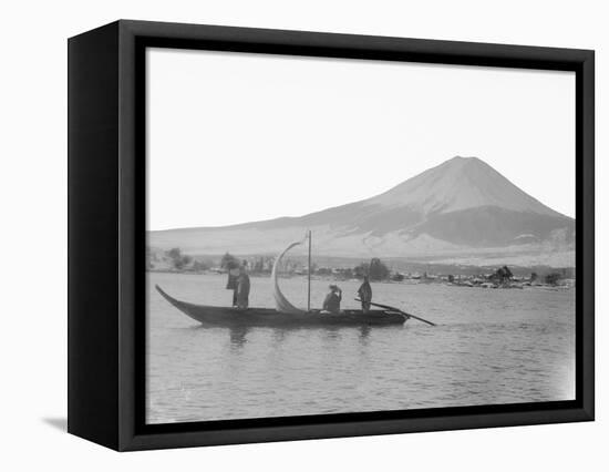 Lake Kawagushi and Mount Fuji-null-Framed Stretched Canvas