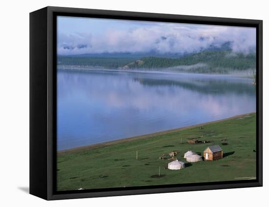 Lake Khovsgol Nuur, Khovsgol, Mongolia, Central Asia-Bruno Morandi-Framed Stretched Canvas