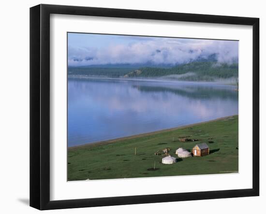 Lake Khovsgol Nuur, Khovsgol, Mongolia, Central Asia-Bruno Morandi-Framed Photographic Print