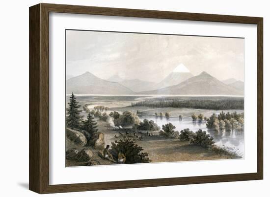 Lake Klamath Ca-null-Framed Art Print