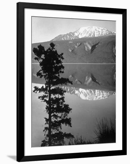 Lake Kluane with Snow-Capped Mountains Reflected in Lake-J^ R^ Eyerman-Framed Photographic Print