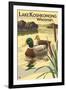 Lake Koshkonong, Wisconsin - Mallard Ducks-Lantern Press-Framed Art Print