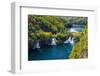 Lake Kozjak and Travertine Cascades on the Korana River, Plitvice Lakes National Park, Croatia-Russ Bishop-Framed Photographic Print