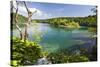 Lake Kozjak, Plitvice Lakes in the National Park Plitvicka Jezera, Croatia-Martin Zwick-Stretched Canvas