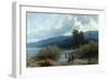 Lake Landscape, 1862-Angelo Beccaria-Framed Giclee Print