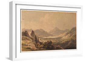 Lake Landscape (Killarney?), Early 19th Century-Francis Nicholson-Framed Giclee Print