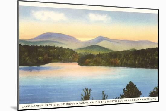Lake Lanier, South Carolina-null-Mounted Art Print
