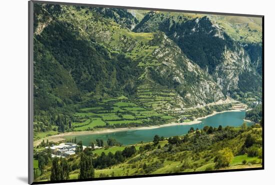 Lake Lanuza reservoir in the scenic upper Tena Valley of the Aragon Pyrenees, Lanuza, Sallent de Ga-Robert Francis-Mounted Photographic Print