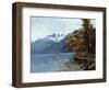Lake Leman, 1874-Gustave Courbet-Framed Giclee Print
