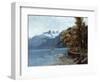 Lake Leman, 1874-Gustave Courbet-Framed Giclee Print