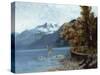 Lake Leman, 1874-Gustave Courbet-Stretched Canvas