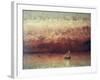 Lake Leman with Setting Sun, circa 1876-Gustave Courbet-Framed Giclee Print