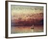 Lake Leman with Setting Sun, circa 1876-Gustave Courbet-Framed Giclee Print