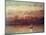 Lake Leman with Setting Sun, circa 1876-Gustave Courbet-Mounted Giclee Print