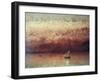 Lake Leman with Setting Sun, circa 1876-Gustave Courbet-Framed Giclee Print