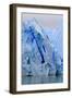 Lake-Level View of Blue Ice at the Glacier Face, Grey Glacier, Torres Del Paine National Park-Eleanor Scriven-Framed Premium Photographic Print