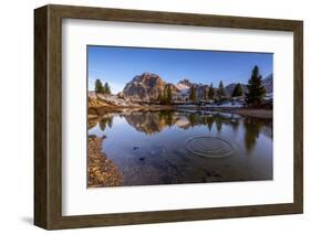 Lake Limedes, province of Belluno, Veneto, Italy-ClickAlps-Framed Photographic Print