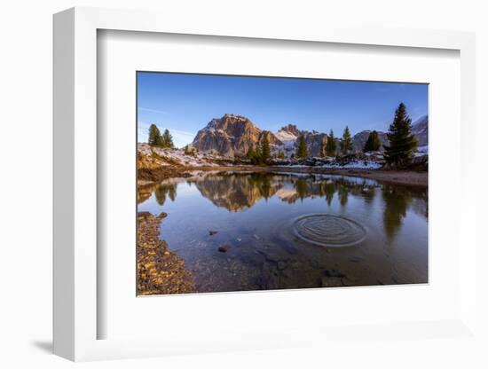 Lake Limedes, province of Belluno, Veneto, Italy-ClickAlps-Framed Photographic Print