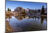 Lake Limedes, province of Belluno, Veneto, Italy-ClickAlps-Mounted Photographic Print