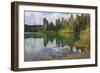 Lake located at the northeast corner of Lassen Volcanic Park in Northern California.-Mallorie Ostrowitz-Framed Photographic Print