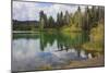 Lake located at the northeast corner of Lassen Volcanic Park in Northern California.-Mallorie Ostrowitz-Mounted Photographic Print