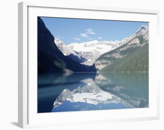 Lake Louise at Dawn, Alberta, CAN-Claire Rydell-Framed Photographic Print