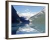 Lake Louise at Dawn, Alberta, CAN-Claire Rydell-Framed Photographic Print