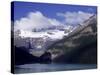 Lake Louise at Dawn, Alberta, CAN-Claire Rydell-Stretched Canvas