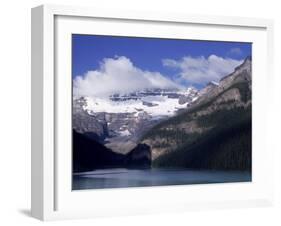 Lake Louise at Dawn, Alberta, CAN-Claire Rydell-Framed Premium Photographic Print