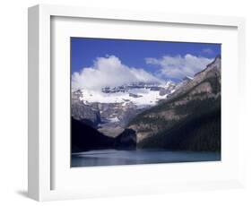 Lake Louise at Dawn, Alberta, CAN-Claire Rydell-Framed Photographic Print