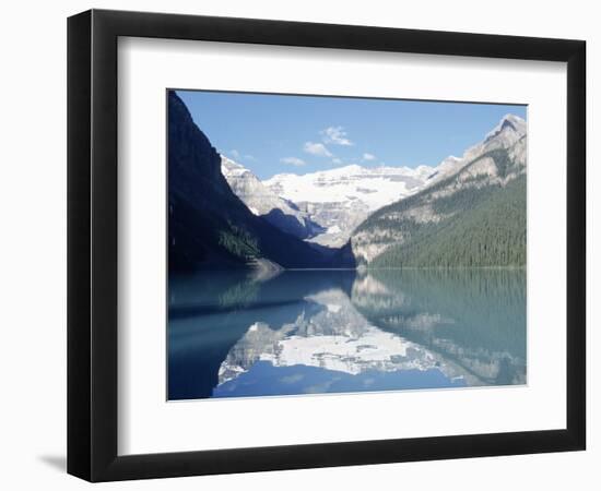 Lake Louise at Dawn, Alberta, CAN-Claire Rydell-Framed Photographic Print