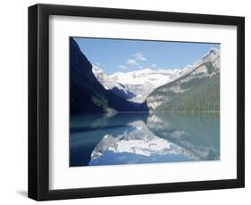 Lake Louise at Dawn, Alberta, CAN-Claire Rydell-Framed Photographic Print