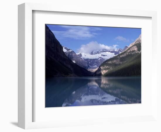 Lake Louise at Dawn, Alberta, CAN-Claire Rydell-Framed Photographic Print