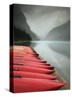 Lake Louise, Banff National Park, Alberta, Canada-Walter Bibikow-Stretched Canvas