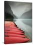 Lake Louise, Banff National Park, Alberta, Canada-Walter Bibikow-Stretched Canvas