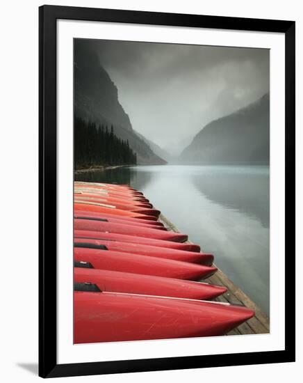 Lake Louise, Banff National Park, Alberta, Canada-Walter Bibikow-Framed Photographic Print