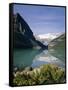 Lake Louise, Banff National Park, Rocky Mountains, Alberta, Canada-Geoff Renner-Framed Stretched Canvas