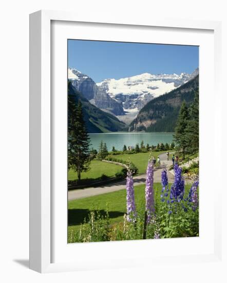 Lake Louise, Banff National Park, UNESCO World Heritage Site, Rocky Mountains, Alberta, Canada-Robert Harding-Framed Photographic Print