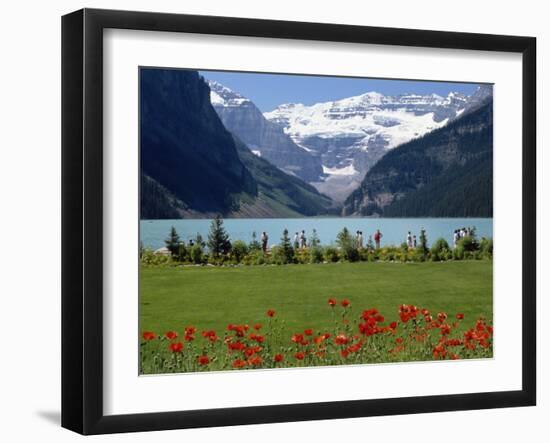 Lake Louise, Banff National Park, UNESCO World Heritage Site, Rocky Mountains, Alberta, Canada-Robert Harding-Framed Photographic Print