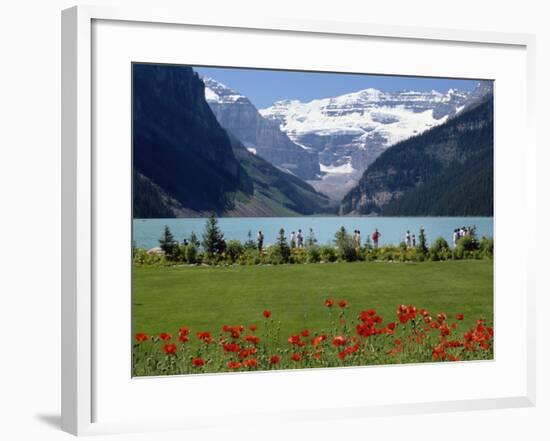 Lake Louise, Banff National Park, UNESCO World Heritage Site, Rocky Mountains, Alberta, Canada-Robert Harding-Framed Photographic Print