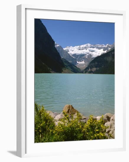 Lake Louise, Banff National Park, UNESCO World Heritage Site, Rocky Mountains, Alberta, Canada-Robert Harding-Framed Photographic Print