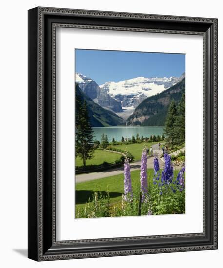 Lake Louise, Banff National Park, UNESCO World Heritage Site, Rocky Mountains, Alberta, Canada-Robert Harding-Framed Photographic Print