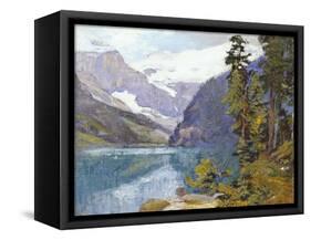 Lake Louise, British Columbia-Edward Henry Potthast-Framed Stretched Canvas